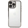 Newface iPhone 16 Pro Kılıf Razer Lensli Silikon - Titanyum Gri