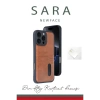 iPhone 16 Pro Kılıf Sara Kartvizitli Deri Kılıf