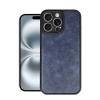 Newface iPhone 16 Pro Max Kılıf Aras Deri Kapak - Lacivert