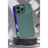 Newface iPhone 16 Pro Max Kılıf Auto Focus Karbon Kapak - Koyu Yeşil