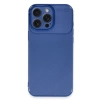 Newface iPhone 16 Pro Max Kılıf Auto Focus Karbon Kapak - Lacivert