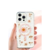 Newface iPhone 16 Pro Max Kılıf Daisy Simli Magsafe Kapak - Mor
