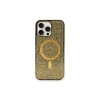 Newface iPhone 16 Pro Max Kılıf Diamond Magsafe Kapak - Gold