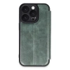 Newface iPhone 16 Pro Max Kılıf Flip Cover - Koyu Yeşil