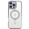 Newface iPhone 16 Pro Max Kılıf Joke Simli Magneticsafe Kılıf - Mavi