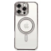 Newface iPhone 16 Pro Max Kılıf Joke Simli Magneticsafe Kılıf - Pembe