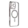 Newface iPhone 16 Pro Max Kılıf Joke Simli Magneticsafe Kılıf - Pembe