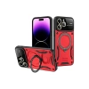 Newface iPhone 16 Pro Max Kılıf Joy Lens Standlı Kapak - Kırmızı
