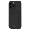 Newface iPhone 16 Pro Max Kılıf Kelvin Kartvizitli Silikon - Siyah