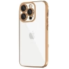 Newface iPhone 16 Pro Max Kılıf Razer Lensli Silikon - Desert