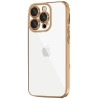 Newface iPhone 16 Pro Max Kılıf Razer Lensli Silikon - Desert
