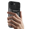 Newface iPhone 16E Kılıf Pars Lens Yüzüklü Silikon
