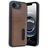 Newface iPhone 16E Kılıf Sara Kartvizitli Deri Kılıf