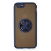 Newface iPhone 6 Kılıf Montreal Yüzüklü Silikon Kapak