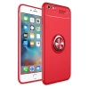 Newface iPhone 6 Kılıf Range Yüzüklü Silikon - Kırmızı
