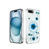 Newface iPhone 7 Kılıf Daisy Simli Magsafe Kapak - Mavi