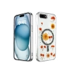 Newface iPhone 7 Kılıf Daisy Simli Magsafe Kapak - Siyah