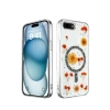 Newface iPhone 7 Kılıf Daisy Simli Magsafe Kapak - Siyah