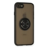 Newface iPhone 7 Kılıf Montreal Yüzüklü Silikon Kapak