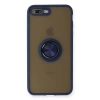 Newface iPhone 7 Plus Kılıf Montreal Yüzüklü Silikon Kapak