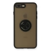 Newface iPhone 7 Plus Kılıf Montreal Yüzüklü Silikon Kapak