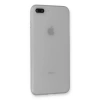 Newface iPhone 7 Plus Kılıf PP Ultra İnce Kapak - Beyaz