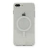 Newface iPhone 8 Plus Kılıf Magneticsafe Şeffaf Silikon - Şeffaf