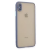 Newface iPhone X Kılıf Montreal Silikon Kapak - Gri