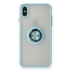 Newface iPhone X Kılıf Montreal Yüzüklü Silikon Kapak