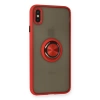 Newface iPhone X Kılıf Montreal Yüzüklü Silikon Kapak