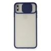 Newface iPhone X Kılıf Palm Buzlu Kamera Sürgülü Silikon