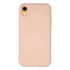 Newface iPhone XR Kılıf Nano içi Kadife Silikon - Pudra