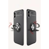 Newface iPhone XS Kılıf Range Yüzüklü Silikon
