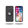 Newface iPhone XS Kılıf Range Yüzüklü Silikon