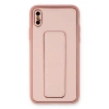 Newface iPhone XS Max Kılıf Coco Deri Standlı Kapak