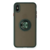 Newface iPhone XS Max Kılıf Montreal Yüzüklü Silikon Kapak