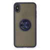 Newface iPhone XS Max Kılıf Montreal Yüzüklü Silikon Kapak