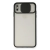 Newface iPhone XS Max Kılıf Palm Buzlu Kamera Sürgülü Silikon
