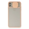 Newface iPhone XS Max Kılıf Palm Buzlu Kamera Sürgülü Silikon
