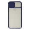Newface iPhone XS Max Kılıf Palm Buzlu Kamera Sürgülü Silikon