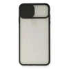 Newface iPhone XS Max Kılıf Palm Buzlu Kamera Sürgülü Silikon