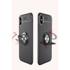 Newface iPhone XS Max Kılıf Range Yüzüklü Silikon