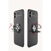 Newface iPhone XS Max Kılıf Range Yüzüklü Silikon