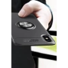 Newface iPhone XS Max Kılıf Range Yüzüklü Silikon - Siyah-Mavi