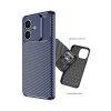 Newface Oppo A3 Kılıf Auto Focus Karbon Kapak