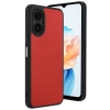 Newface Oppo A38 Kılıf Aras Deri Kapak - Kırmızı
