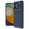 Newface Oppo A38 Kılıf Auto Focus Karbon Kapak - Lacivert