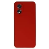 Newface Oppo A38 Kılıf First Silikon - Kırmızı