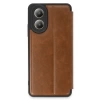 Newface Oppo A38 Kılıf Flip Cover - Taba