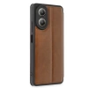 Newface Oppo A38 Kılıf Flip Cover - Taba